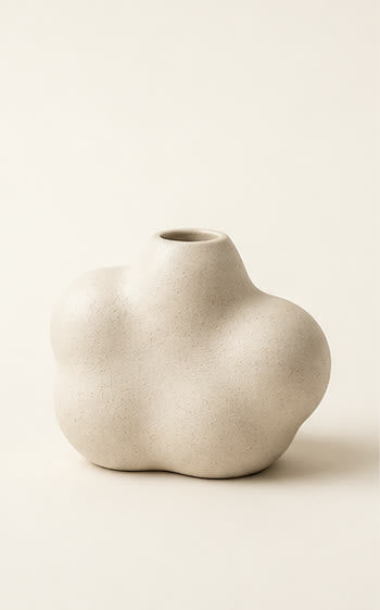 Cloud Ceramic Vase by SimpliDwell